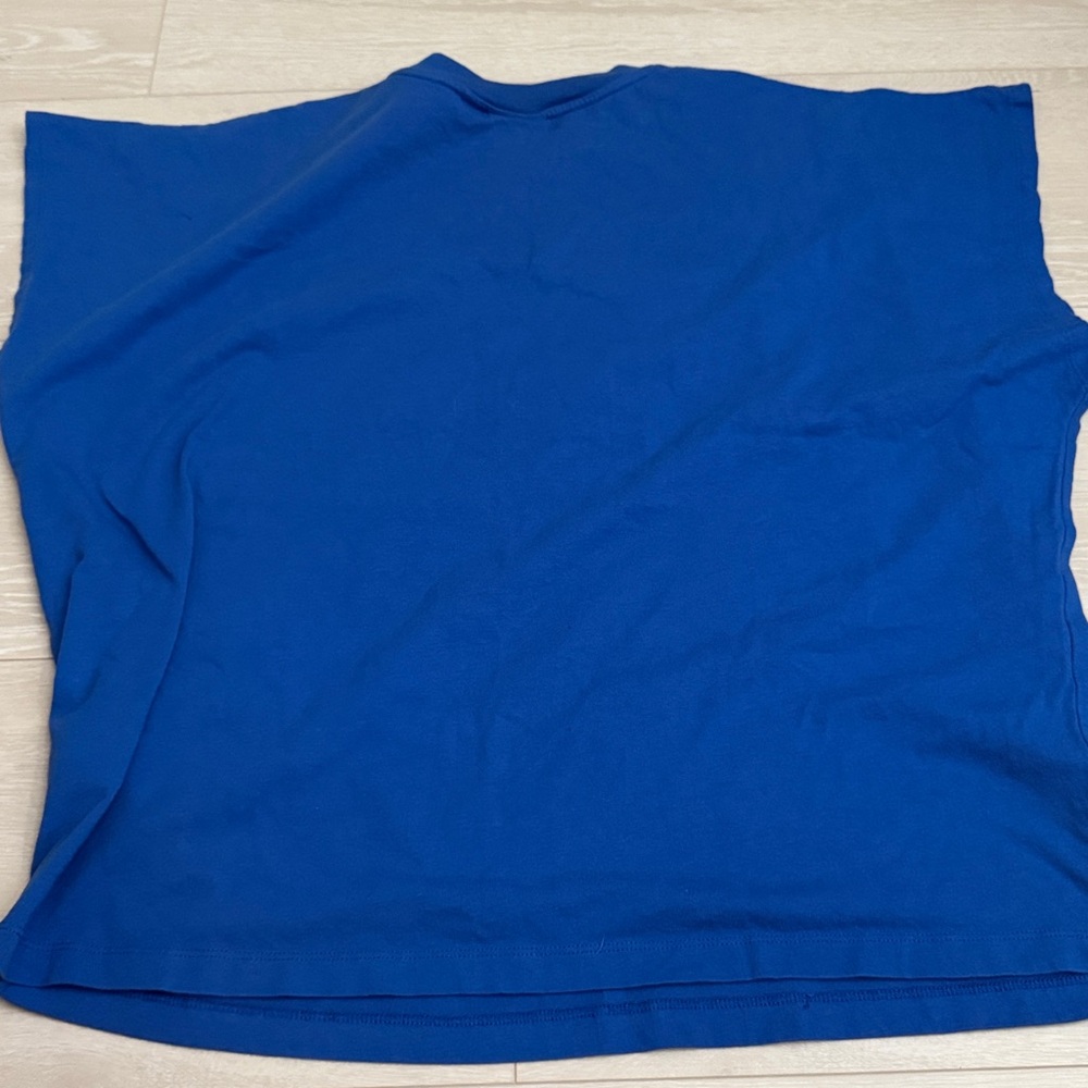 FARM Rio Anthropologie Blue Pink Brazil Graphic Muscle Tank - Picture 8 of 8